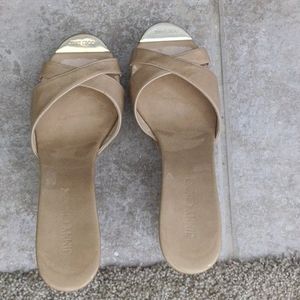 Nude Patent Leather Sandal